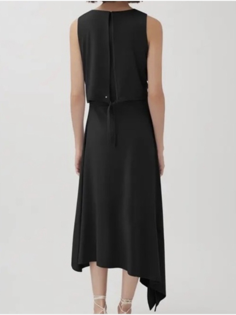 Cuyana Asymmetrical Overlay Dress